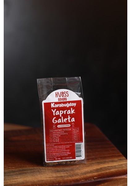 Karabuğdaylı Yaprak Galeta 70 g •Glutensiz • Vegan • Katkısız Sağlıklı Atıştırmalık fiyatları