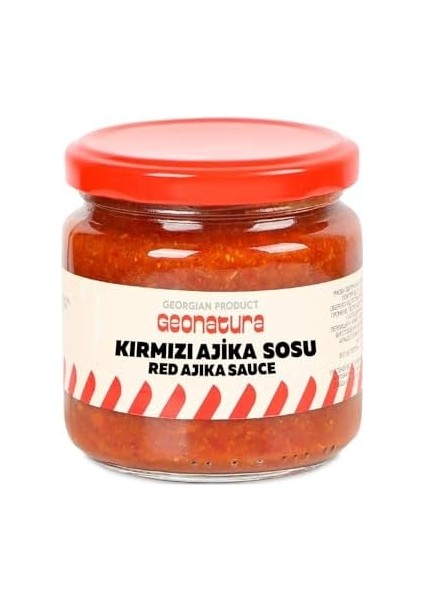 Georgian Adjika | Geonatura Kırmızı Ajika Sosu (Acı) 210G