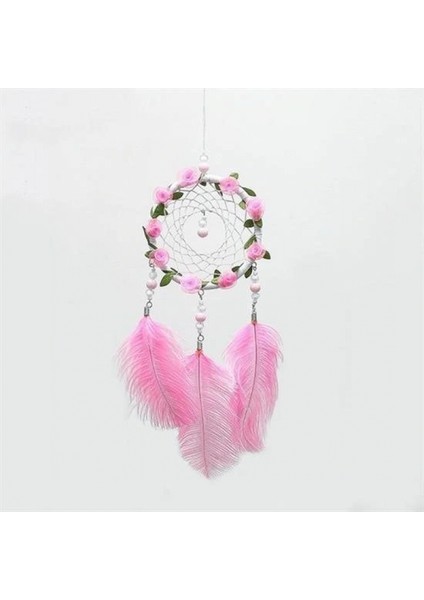 El Yapımı Kuş Tüyü ve Led Işıklı Dekoratif Asma Düş Rüya Kapanı indirimleri
