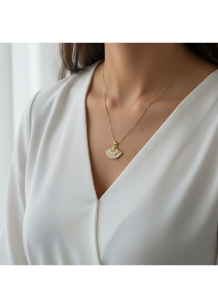 Array Gold Çelik Kolye