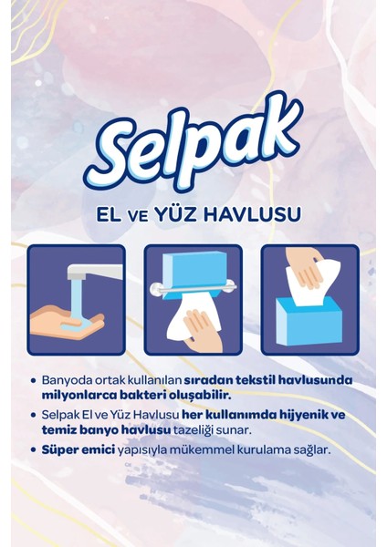 El ve Yüz Havlusu 10'lu 800 Yaprak indirimleri