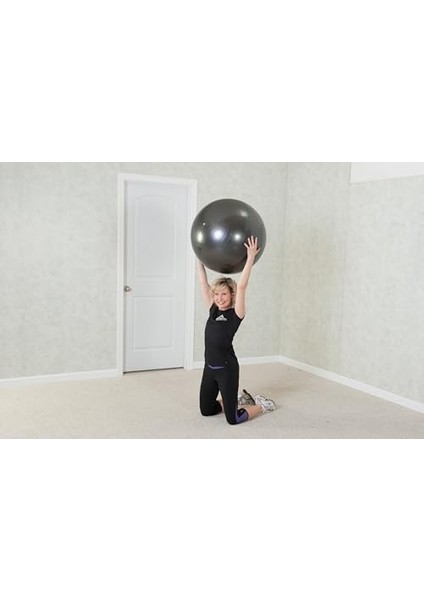 Black Mountain Products Professional Grade Stability 1000LBS Anti-Burst 2000LBS Statik Ağırlık Rated 65 cm Gym Ball 1000 Lb/65 cm Siyah modelleri