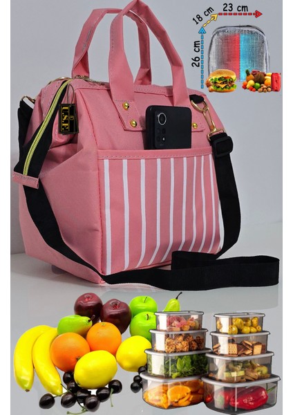 Anne Bebek Askılı Taşıma Çantası Isı Yalıtımlı Termal Termoslu Yemek, Mama, Beslenme, Gıda Çantası indirimleri