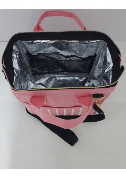 Anne Bebek Askılı Taşıma Çantası Isı Yalıtımlı Termal Termoslu Yemek, Mama, Beslenme, Gıda Çantası