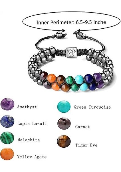 Doğal Obsidyen – 7 Çakra Doğaltaş Bileklik Ayarlanabilir Enerji Dengesi & Negatif Enerji Kalkanı modelleri