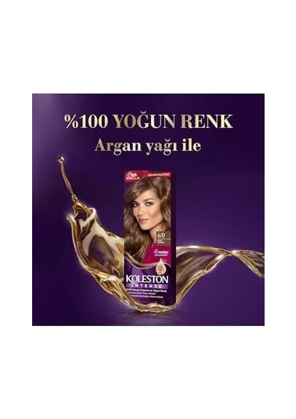 Wella Koleston Intense Saç Boyası 6/0 Koyu Kumral - Salon Kalitesi