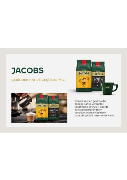 Jacobs Espresso Çekirdek Kahve 500 gr modelleri