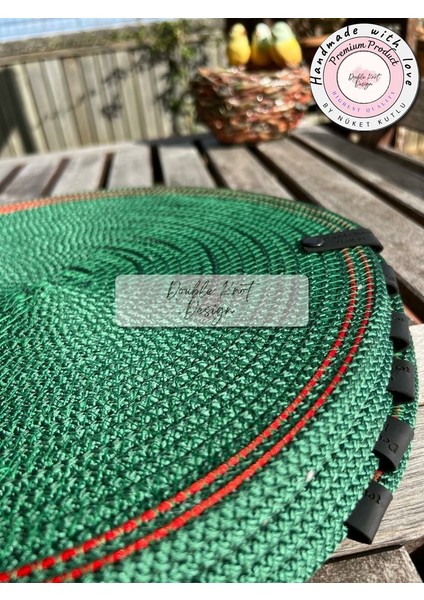 7 Prç Amerikan Servis Seti Supla Hediyelik Hasır Jüt Tress Yemek Masası Davet modelleri