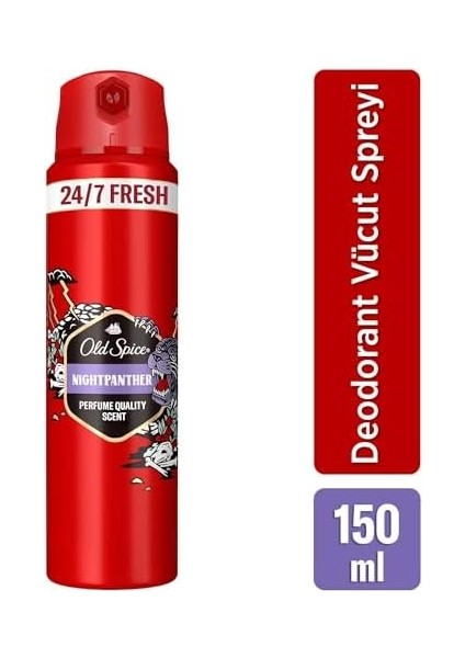Old Spice Night Panther Erkek Sprey Vücut Deodorantı 150 ml modelleri