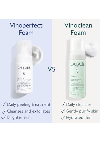 Caudalie Vinoperfect Işıltı Verici Mikro Peeling Temizleme Köpüğü 100 ml fiyatları