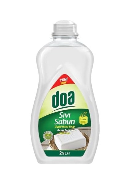 Doa Sıvı Sabun Beyaz Sabunlu 2500 ml