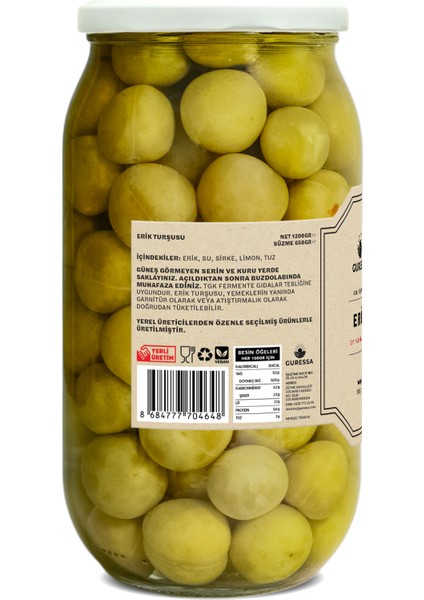 Erik Turşusu 1200 gr Doğal Ev Yapımı fırsatları