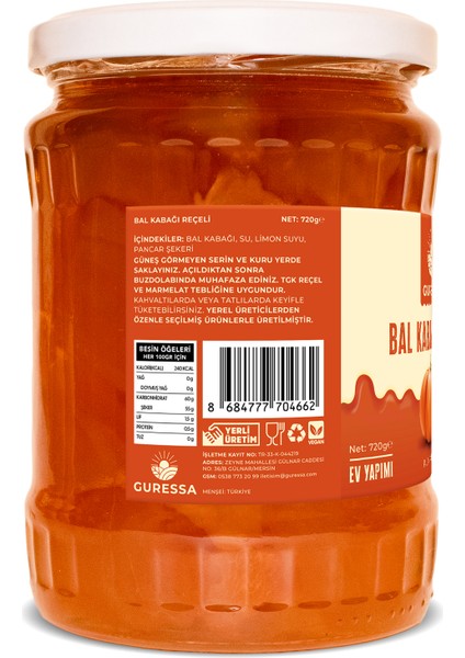 Çıtır Bal Kabak Reçeli 720 gr Doğal Ev Yapımı fırsatları