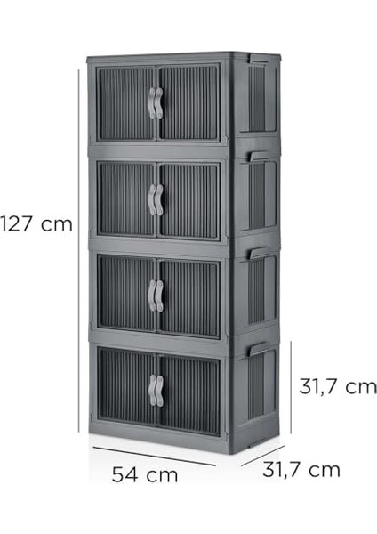 Çok Amaçlı Istiflenebilir Kapaklı Mutfak Salon Mutfak Düzenleyici Dolap ( ) modelleri