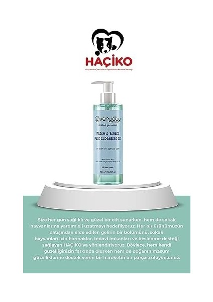 Everyday Beauty Fresh&bounce Canlandırıcı Gözenek Sıkılaştırıcı Yüz Temizleme Jeli, Sivilce&siyah Nokta Karşıtı, Yeşil Çay Ferahlığı 200ML (Aha+Bha) Nemlendirme Etkili Vitamin Destekli modelleri