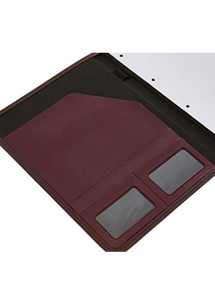 412-4 Sekreter Notluğu A4 Sekreterlik Dosyası Deri Kapaklı Sekreter Tablası, Bordo modelleri