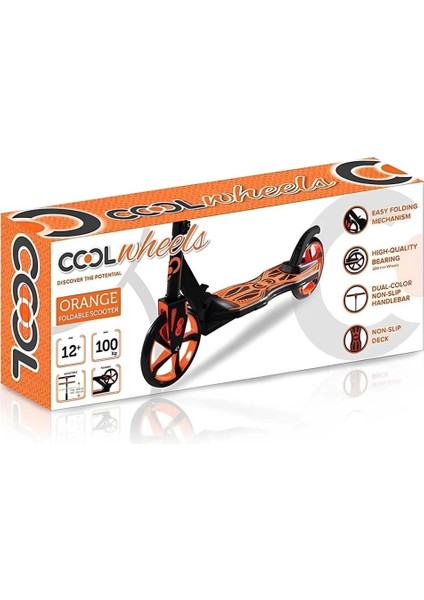 Scooter Turuncu Güvenli ve Şık Tekerlekli Kaykay modelleri