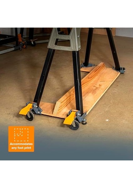 Portamate PM-1100 Mobil Temel Kit, Sağlam, Evrensel, Ayarlanabilir, Ayarlanabilir Rulo Seti, Ekipman, Aletler, Makineler Için Tekerlekli Çerçeve ve Tekerlekler, 180 kg Kapasite fiyatları