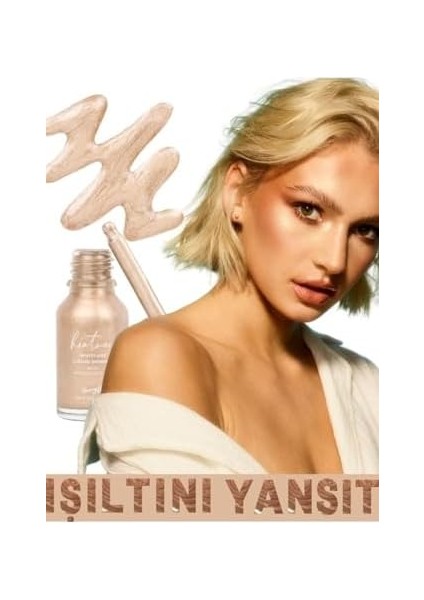 Barry M Heatwave Multi-Use Liquid Shimmer Hyalunorik Asitli Likit Aydınlatıcı Allık Intense