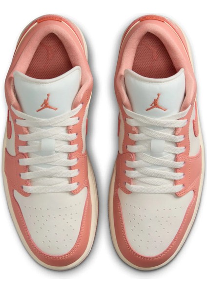 Air Jordan 1 Low Kadın Pembe Beyaz Sneaker Ayakkabı - DC0774