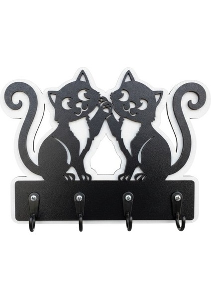 Sevimli Kediler Anahtar Askılığı, Dekoratif Anahtarlık Askılığı