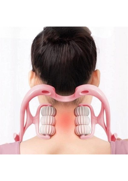 Çok Fonksiyonlu Manuel Altı Tekerlekli Boyun Masaj Aleti