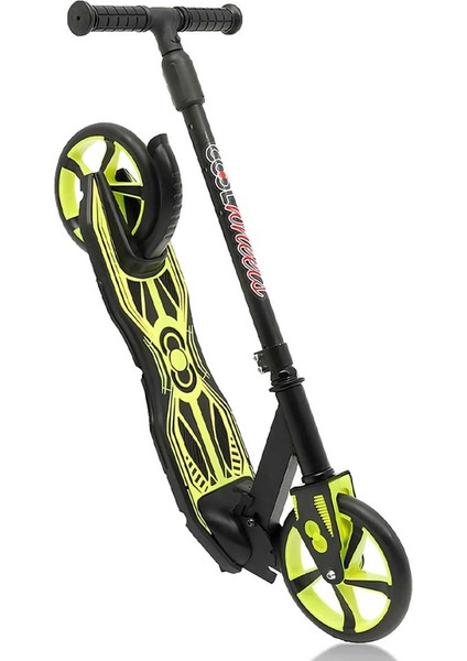 Scooter Neon Sarı Hafif ve Katlanabilir Tekerlekli Kaykay fiyatları