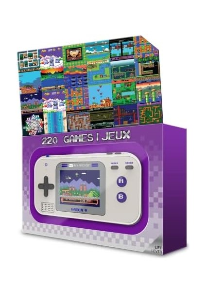 Arcade Gamer V Retro Konsol 220 Oyun Gri-Mor fiyatları