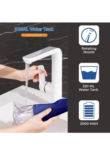 Waterpulse Pro V580 Beyaz Ağız Duşu fiyatları