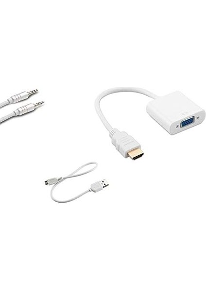 SL-HVS13 HDMI To VGA + Micro USB Çevirici