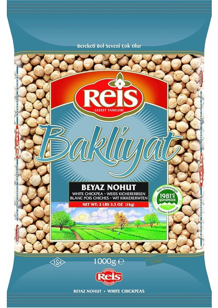 Reis Gökçe Beyaz Nohut 1 kg