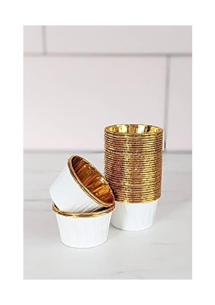 Hediye Sepeti 25&apos;li Beyaz Muffin Kek Kalıbı, Kek Kapsülü Kalıbı, Airfryer Uyumlu fiyatları