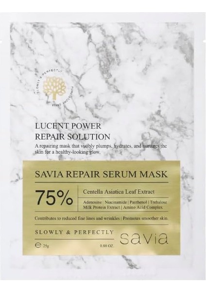 Ovaco Onarıcı ve Kırışıklık Karşıtı Savia Yaprak Yüz Maskesi, Yüzde 75 Centella Asiatica, Niacinamide ve Hyaluronik Asit, Yoğun Nemlendirici ve Yenileyici Bakım modelleri