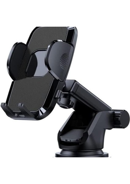 Telefon Tutucu Araç Otomatik Klipsli Araba Telefon Tutucu Ayarlanabilir Cam ve Torpido Için Yüksek Kalite Tutucu