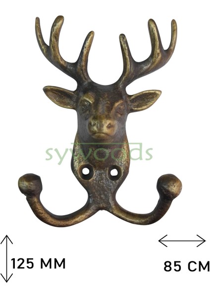 GEYİK PORTMANTO ASKISI DEKORATİF PİRİNÇ DÖKÜM A KALİTE SARI modelleri