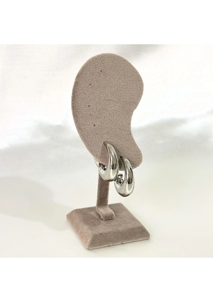 Kararmaz Vıp Bombeli Silver Küpe indirimleri