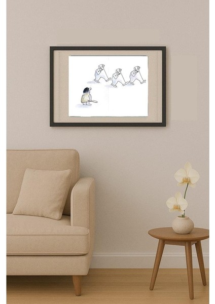 Leng Yan Ping 35X25CM Orijinal Karikatür Tablo fiyatları