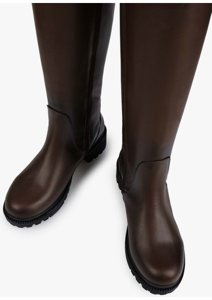 Kadın Perla Açık Kahve Hakiki Deri Çizme fırsatları