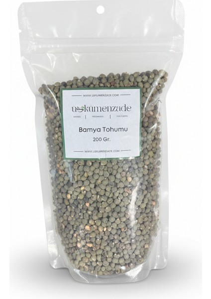 Bamya Tohumu,abelmoschus Esculentus Üskümenzade Bamya Tohumu