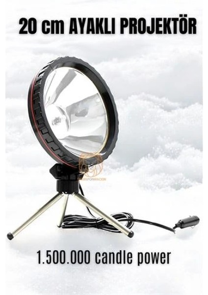 3 Ayaklı El Projektörü 360 Derece Avcı Projektörü Tekne Projektör fiyatları