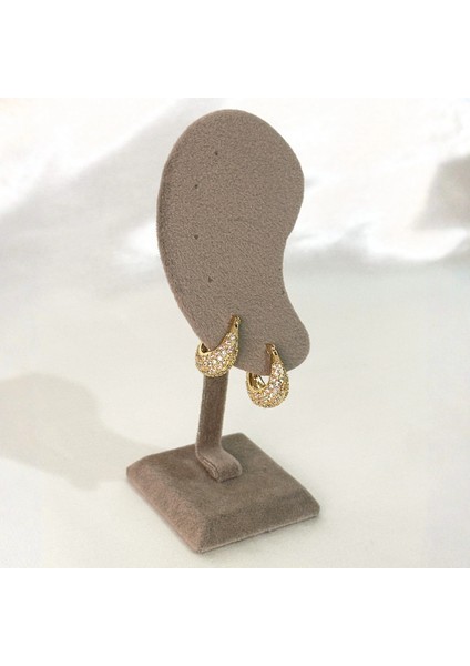 Vıp Zirkon Gold Küpe indirimleri