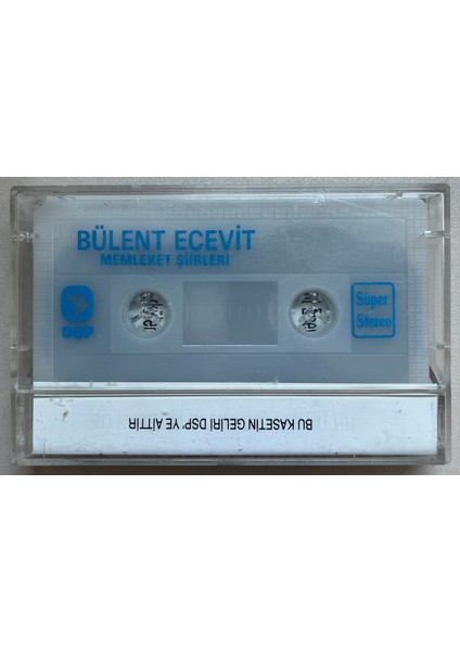 Bülent Ecevit Memleket Şiirleri Kaset (Orijinal Dönem Baskı Kaset) fiyatları