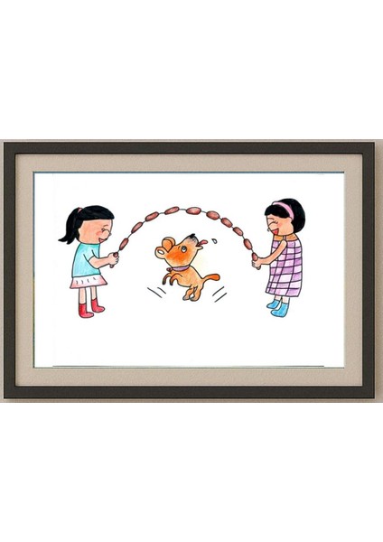 Zhang Yansilu 29X21CM Orijinal Karikatür Tablo