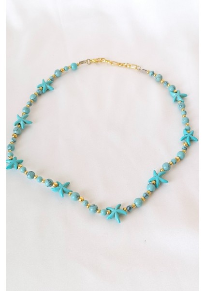 Yıldız Figürlü Firuze Doğal Taşlı Takı Seti fiyatları