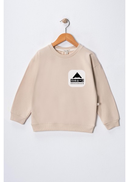 Erkek Çocuk "anka" Baskılı Pamuklu Sweat