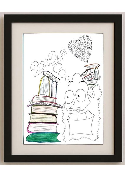 Mohammad Peyman Zarsav 29X21CM Orijinal Karikatür Tablo