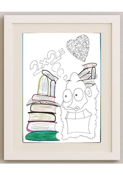 Mohammad Peyman Zarsav 29X21CM Orijinal Karikatür Tablo fırsatları