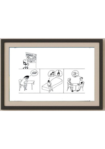 Leila Mir Keshvari 29X21CM Orijinal Karikatür Tablo