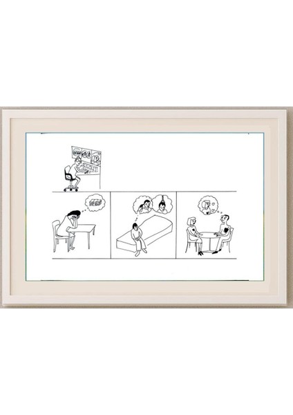 Leila Mir Keshvari 29X21CM Orijinal Karikatür Tablo fırsatları