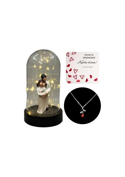 Fanus Teraryum Aile Kolye Hediyeli